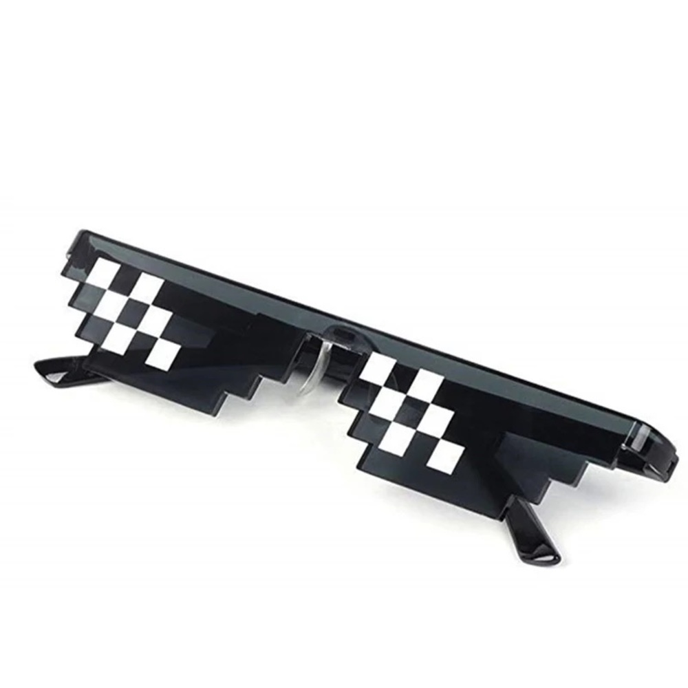 Unisex Awesome Pixelated Thug Life Sunglasses